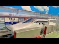 Pla-rail Series L0 Linear Shinkansen & HELLO KITTY Shinkansen|リニアモーターカーとキティちゃんの新幹線を立体レイアウトで走らせたよ