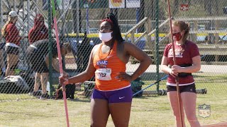 WOMEN&#39;S COLLEGE TRACK AND FIELD | JAVELIN THROWS WARM UP HIGHLIGHTS 2021
