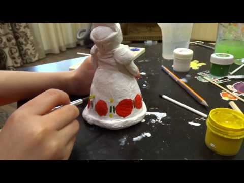 Дымковская игрушка из соленого теста