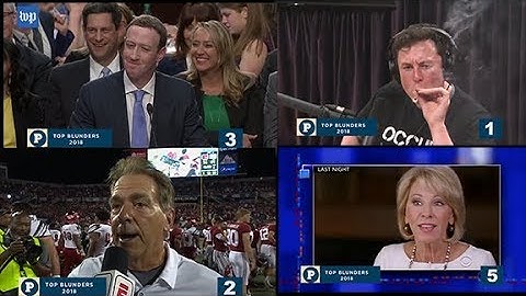 Top Media Interview Blunders of 2018