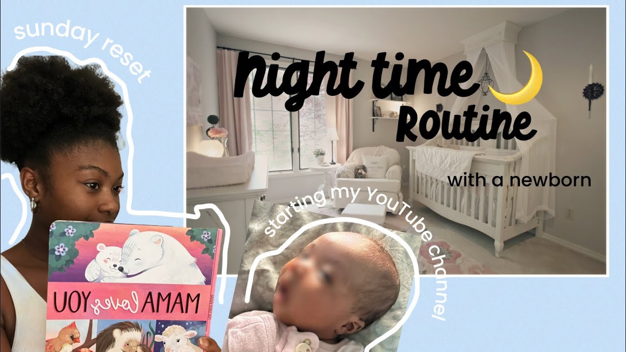 night-time-routine-with-newborn-2-month-old-first-video-youtube