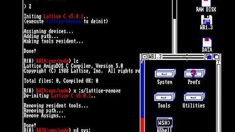 Custom Amiga 500 Startup Sequence