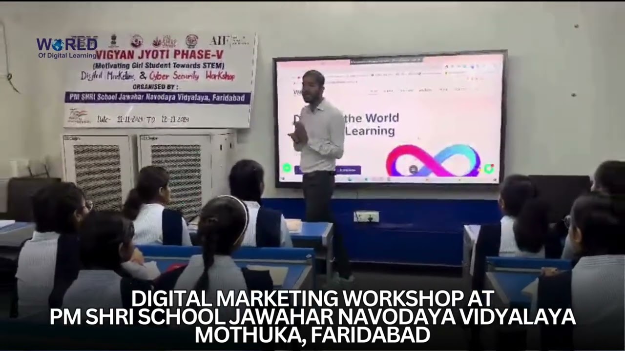 Unlock the Future of Digital Marketing at PM SHRI School, Jawahar Navodaya Vidyalaya Mothuka! 🚀