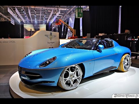 Alfa Romeo Disco Volante Spider By Touring Superleggera Geneva Motor Show 2016 Youtube