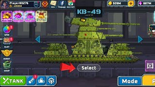 Tank Combat War Battle - New Tank KB-49 Coming Soon Update - All 22 Tank Unlocked Maxed Evolve 2023