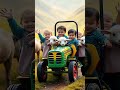 Cutest Babies Driving Tractor Chickendance Cute Funny المراه النظافه اهميه الجيلي 