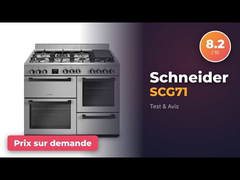 Schneider SCG71 : Test et Avis 2026 | Piano de cuisson 100cm