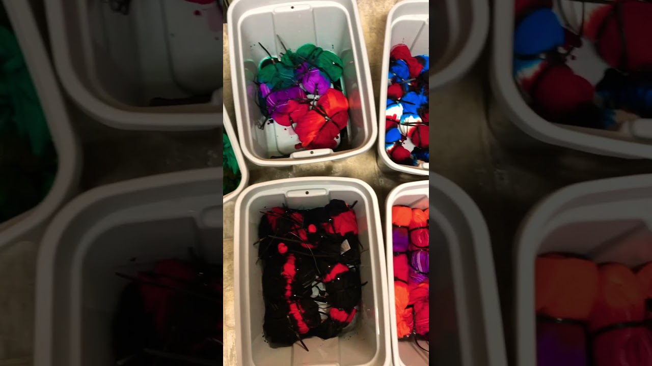 Crooked Foot Tie Dye is Working Hard