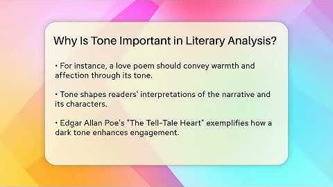 Why Is Tone Important in Literary Analysis? - The Prose Path