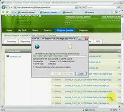 j00102a - Joomla install - Part II