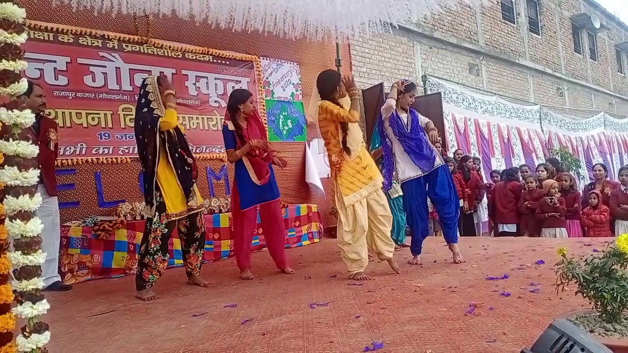 ढोल जगीरो दा best Punjabi song dance performance सेन्ट जौन्स स्कूल