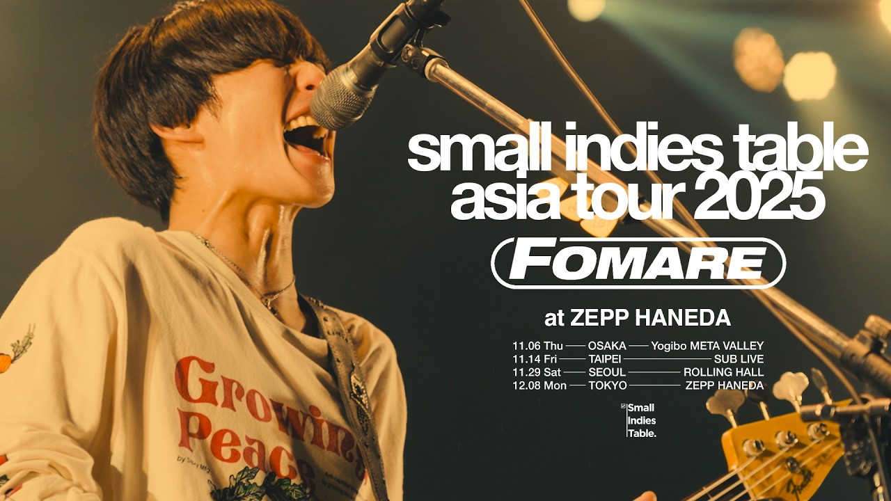 FOMARE - small indies table Premier Live Movie @ZEPP HANEDA - YouTube