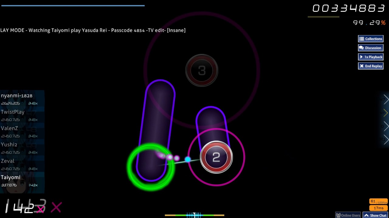 osu! Yasuda Rei - Passcode 4854 -TV edit-
