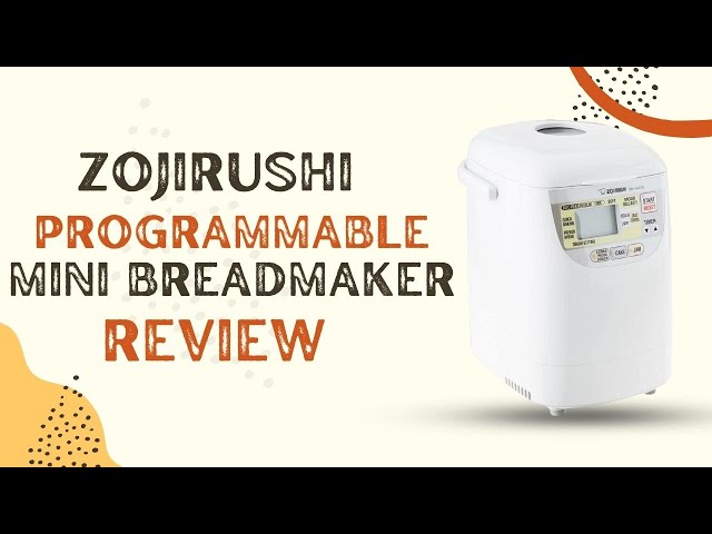 Zojirushi BB-HAC10 Home Bakery 1-Pound-Loaf Programmable Mini Breadmaker,  White