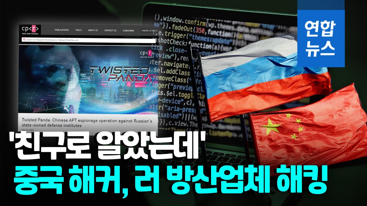 '피도 눈물도 없다'…러시아 기밀정보에 덤벼든 중국 해커들  / 연합뉴스 (Yonhapnews)