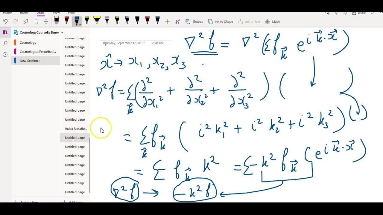 Cosmological Perturbation Theory Lecture 13 - YouTube