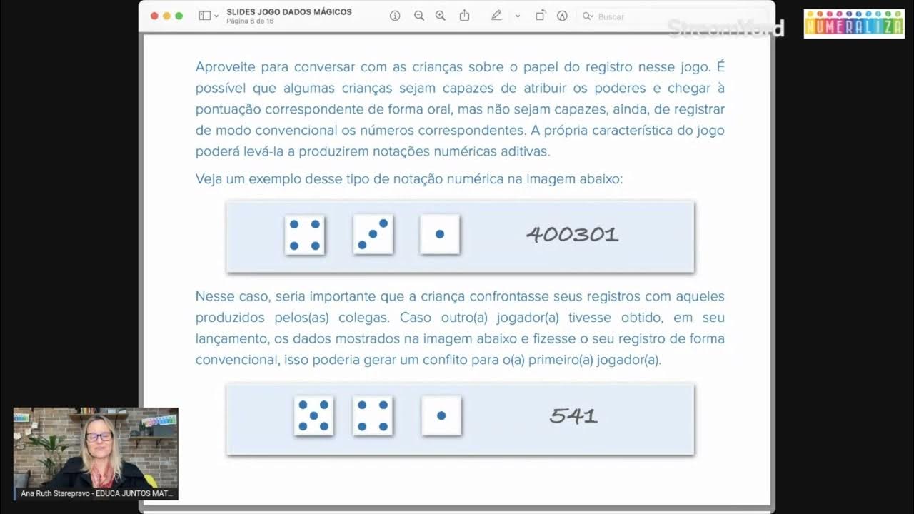 Educa Juntos  Matemática - Sequência Didática: Jogo Dados Mágicos