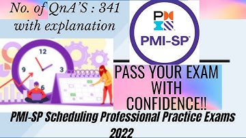 PMI-SP Scheduling Professional Practice Exams 2022| #PMI_SP_2022