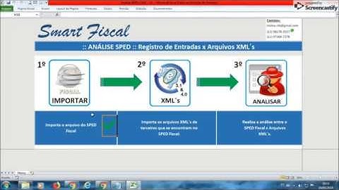 Cruzamento entre: SPED Fiscal x Arquivos XML´s