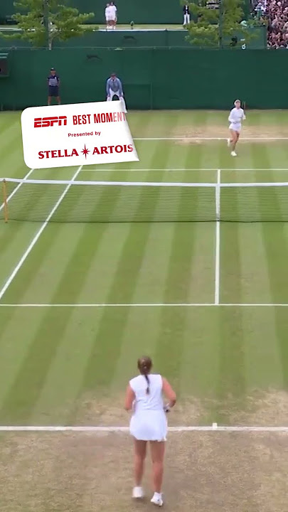 How did Jelena Ostapenko pull this off? 😅 (‪@StellaArtois‬) #shorts