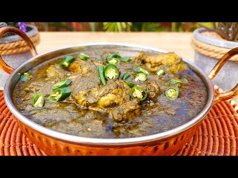 How to Make Dhaba Style Palak Chicken Recipe