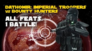 Dathomir: Imperial Troopers vs Bounty Hunters Galactic Challenge | SWGOH GC X