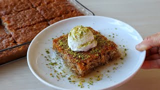 PREPARED IN 10 MINUTES ❗️ CAKE DESSERT WITH WIRE Kadayif Sherbet