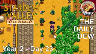 Spring Day 23 Year 2 - Daily Stardew Valley Let's Play - Day 135