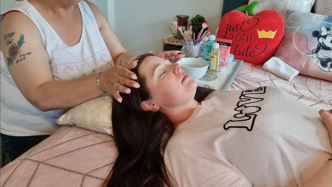 👸~ASMR ~TRANQUIL TONES COLLAB Gentle Face Pampering Session~Brushing ~Cleanse Toner~Moisturiser  👸