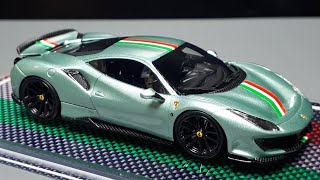 1/64 Novitec Ferrari 488 Pista by U2 resin model car review