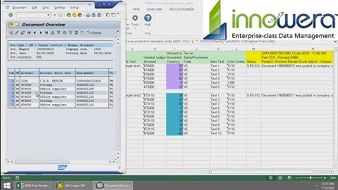 FB60 - Post Vendor Invoice From Excel