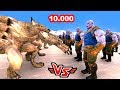 10 THANOS VS 5000 KURT ADAM 😱 - Süper Kahramanlar
