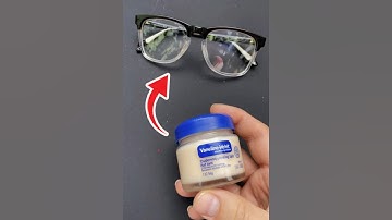 How to Clean & Remove Scratches from Glasses at Home #short