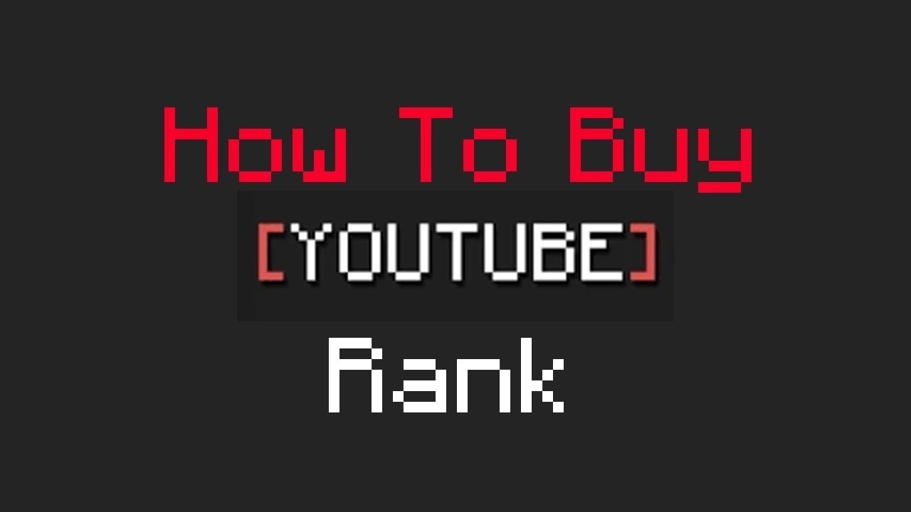 How To BUY YOUTUBE Rank