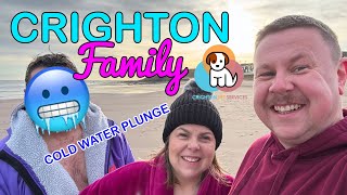 FREEZING Cold Water Plunge | Crighton Family take a dip in the North Sea | #swimming #sea #coldwater