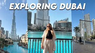 Dubai travel vlog 🇦🇪 Exploring JBR, Dubai Mall, Burj Khalifa &amp; coffee dates