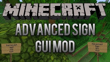 ★ Mod Spotlight w/ SuperMinepod! - Advanced Sign GUI Mod! (1.3.1)