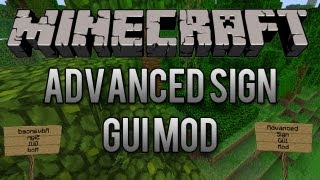 ★ Mod Spotlight w/ SuperMinepod! - Advanced Sign GUI Mod! (1.3.1)
