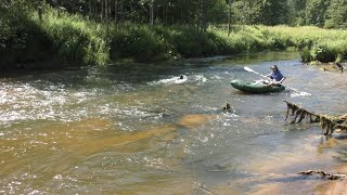 2.Сплав по реке Юшут летом. Пакрафт Иволга. Часть2 Rafting on the Yushut river. Packraft Ivolga2part