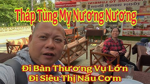 Tháp Tùng Mỵ Đi Chợ #dungmapvlog #dungtocdaitv #thichminhtue