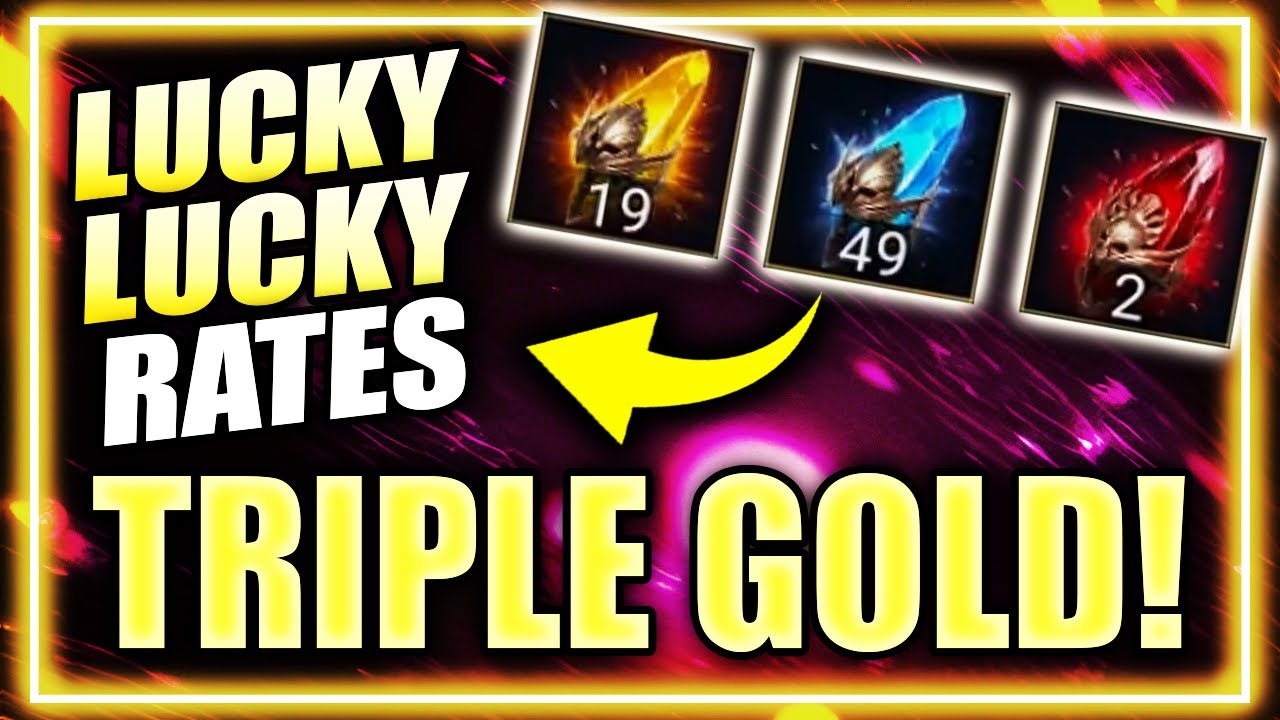 We Hit TRIPLE GOLD On This Lucky Whale Account! ⁂ Raid: Shadow Legends