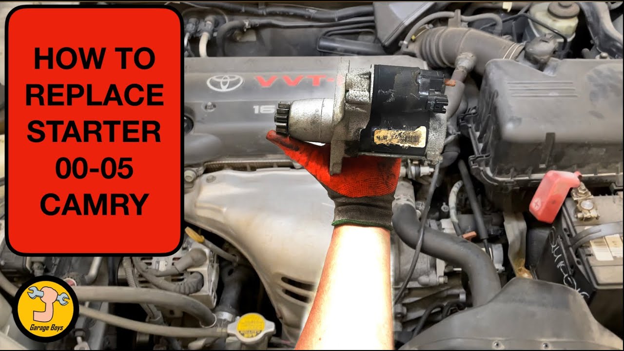 How To Replace Starter On A Toyota Camry 2000-2005