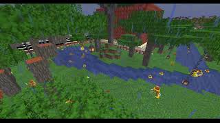 Buizels Playing in the Rain for 22 minutes (Cobblemon) #minecraft #buizel #cobblemon