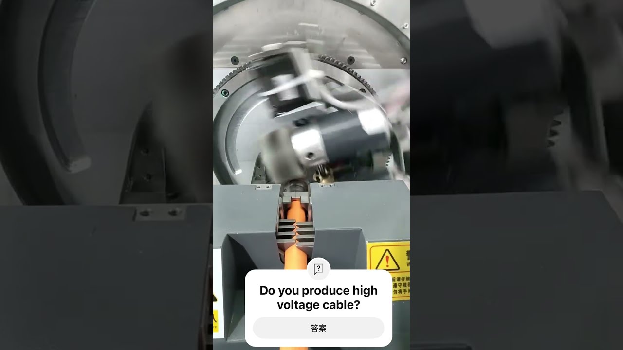 Automatic High Voltage Power Cable Cutting Stripping Machine