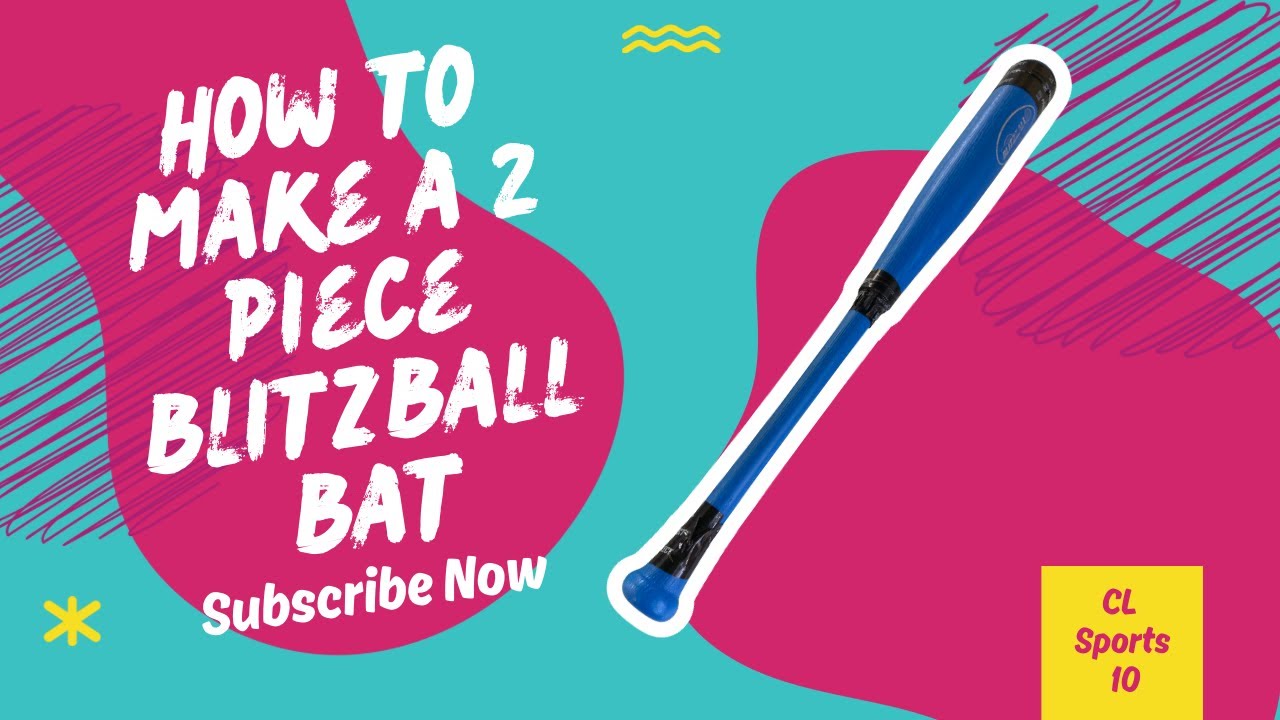 How to make a 2 piece blitzball bat - YouTube