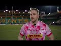 Alex Dombrandt reacts to Harlequins defeat in Northampton