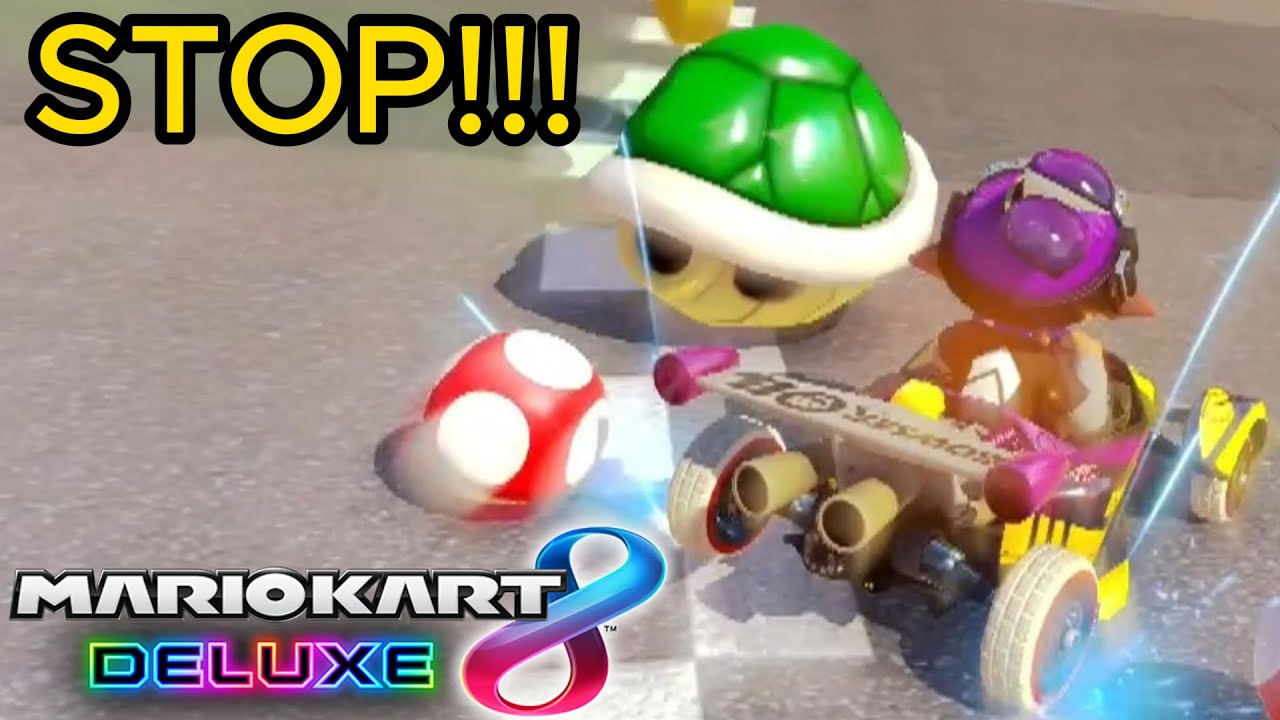 THESE GREEN SHELLS KEEP GETTING ME! [Mario Kart 8 Deluxe] - YouTube
