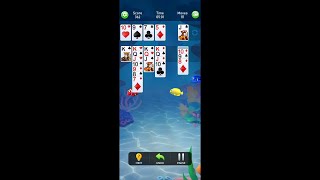 Solitaire Klondike Fish (by Solitaire Aquarium) - classic card game for Android and iOS - gameplay. screenshot 1