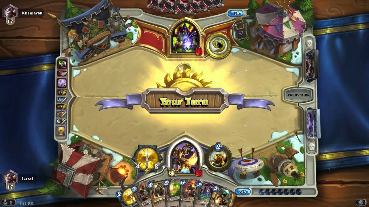 Hearthstone- shielded minibot FTW