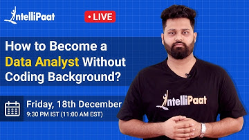 How to Become a Data analyst With No experience | Data Analytics for Non Technical | Intellipaat